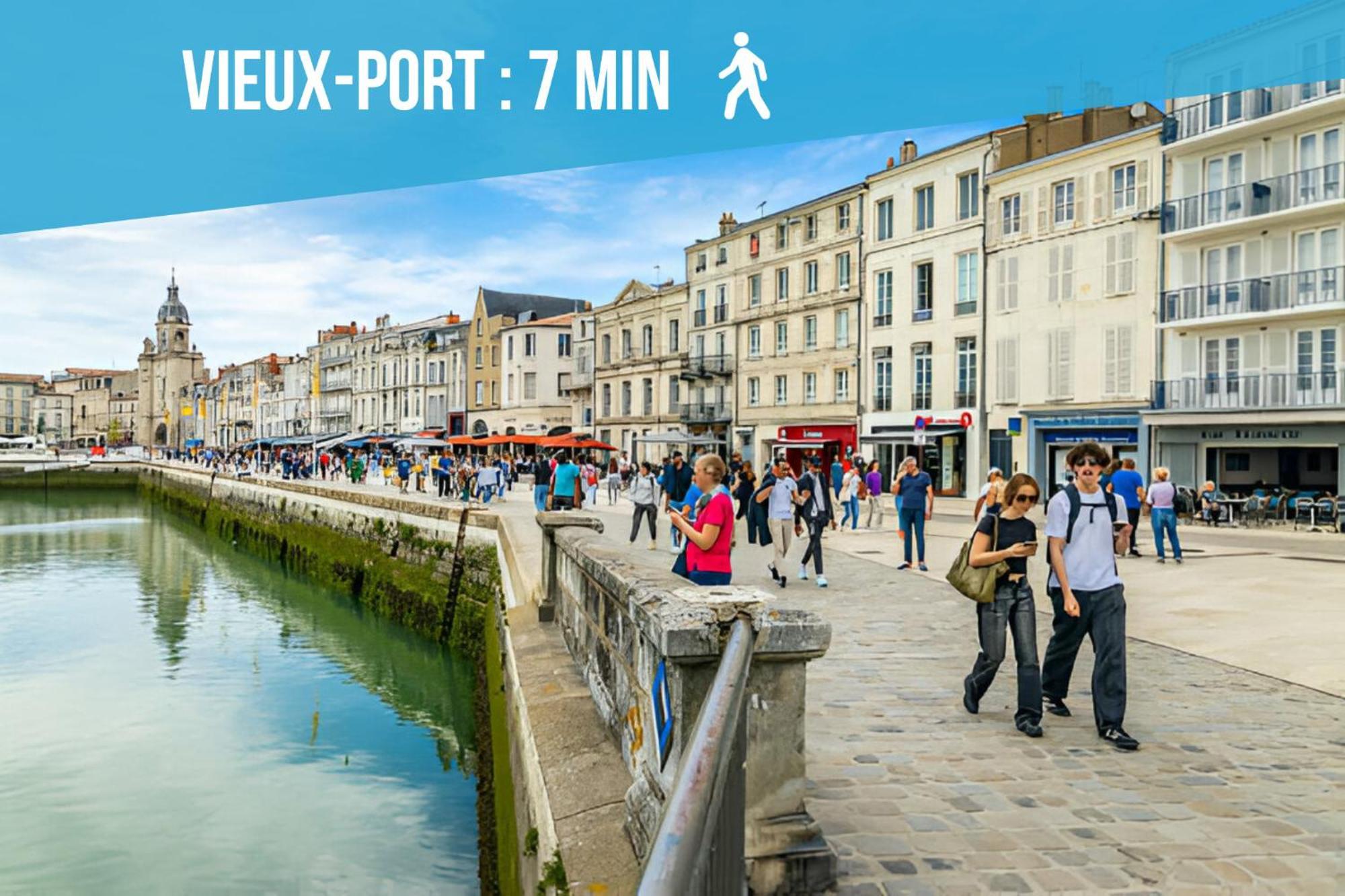 Repaire Central - Chic & Moderne - Wifi Gratuit - Parfaitement Equipe - Centre-Ville Historique La Rochelle  Exterior photo